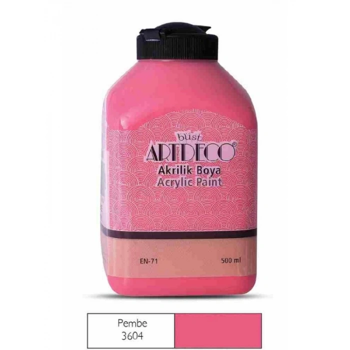 ARTDECO 70L AKRİLİK BOYA 3604 PEMBE 500ml