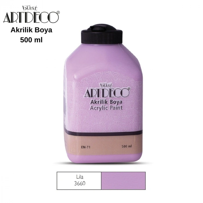 ARTDECO 70L AKRİLİK BOYA 3660 LİLA 500ml