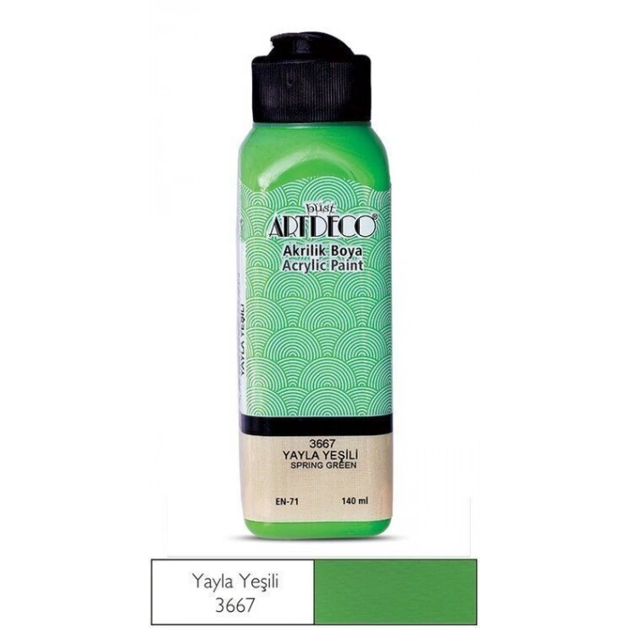 Artdeco Akrilik Boya 140 ml. 3667 YAYLA YEŞİLİ