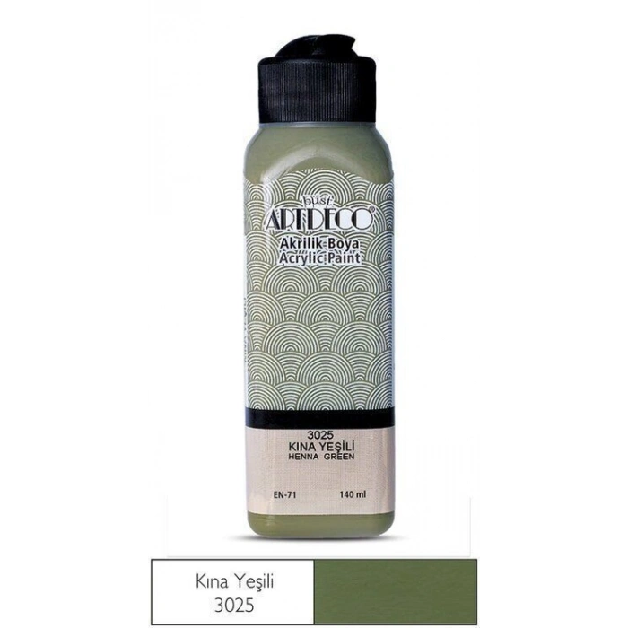 Artdeco Akrilik Boya 140 ml. 3025 KINA YEŞİLİ