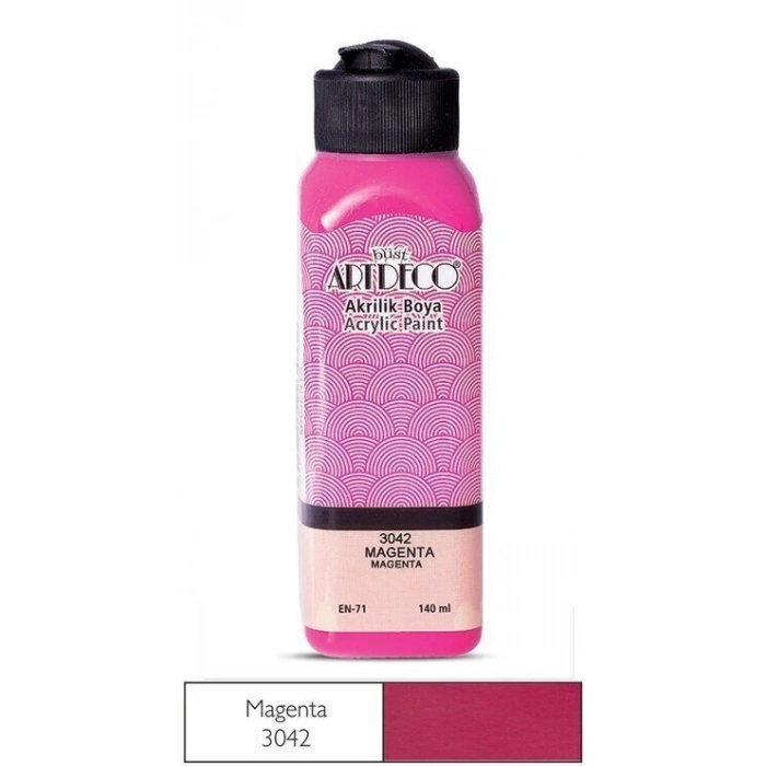 Artdeco Akrilik Boya 140 ml. 3042 MAGENTA