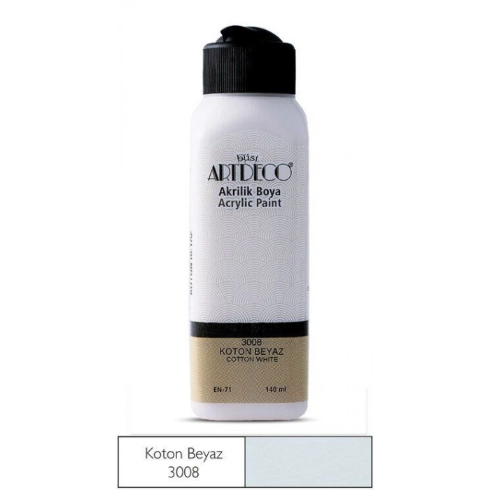 Artdeco Akrilik Boya 140 ml. 3008 KOTTON BEYAZ