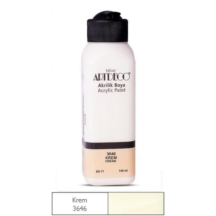 Artdeco Akrilik Boya 140 ml. 3646 KREM
