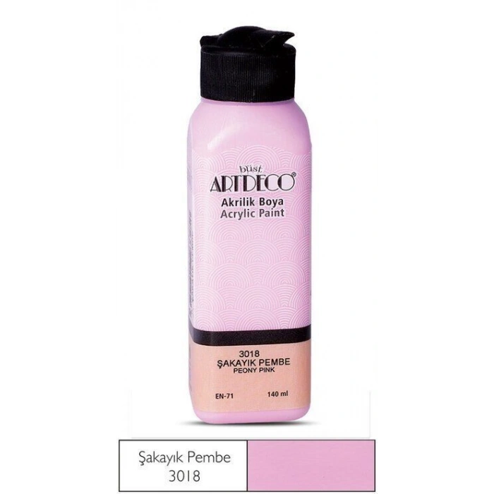 Artdeco Akrilik Boya 140 ml. 3018 ŞAKAYIK PEMBE