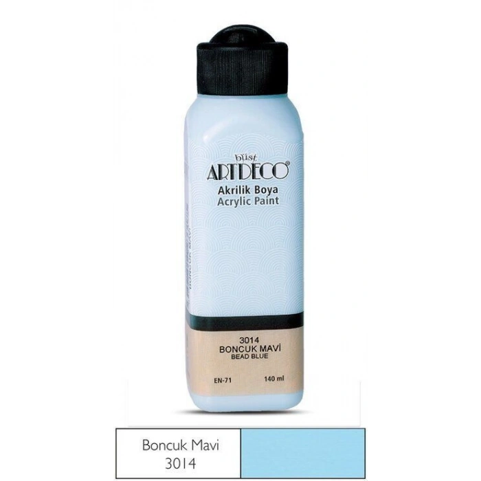 Artdeco Akrilik Boya 140 ml. 3014 BONCUK MAVİ
