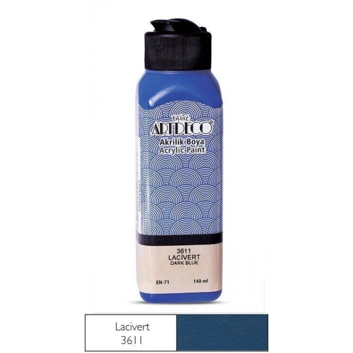Artdeco Akrilik Boya 140 ml. 3611 LACİVERT