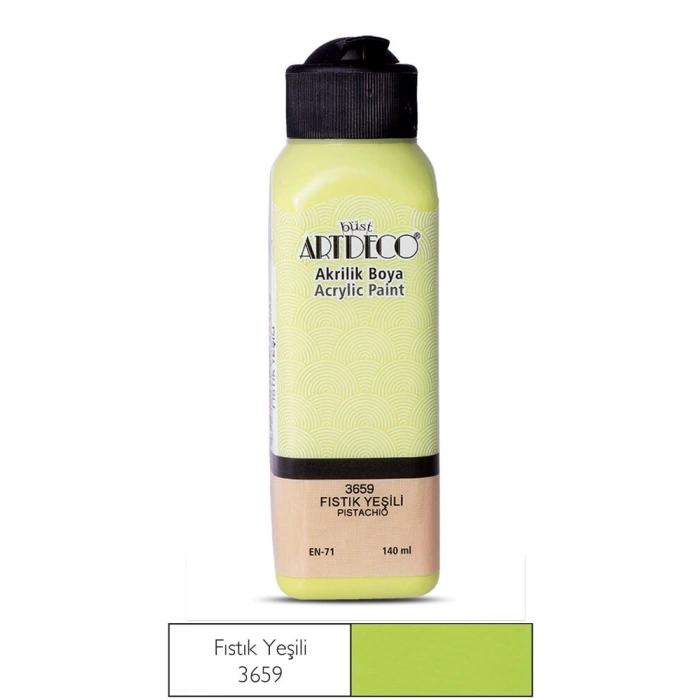 Artdeco Akrilik Boya 140 ml. 3659 FISTIK YEŞİLİ