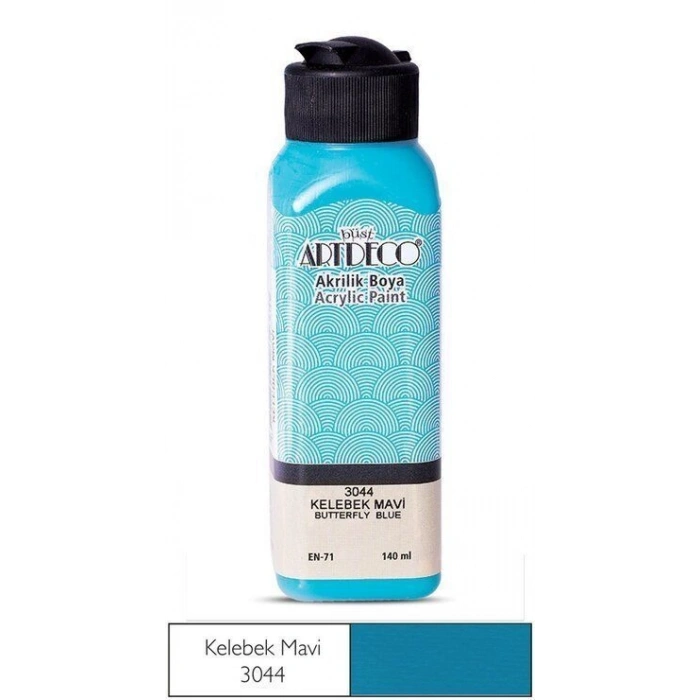Artdeco Akrilik Boya 140 ml. 3044 KELEBEK MAVİ
