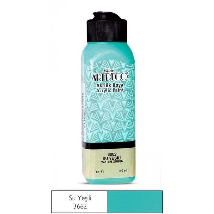 Artdeco Akrilik Boya 140 ml. 3662 SU YEŞİLİ