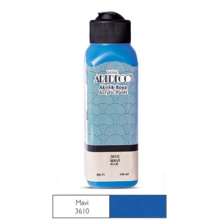 Artdeco Akrilik Boya 140 ml. 3610 MAVİ