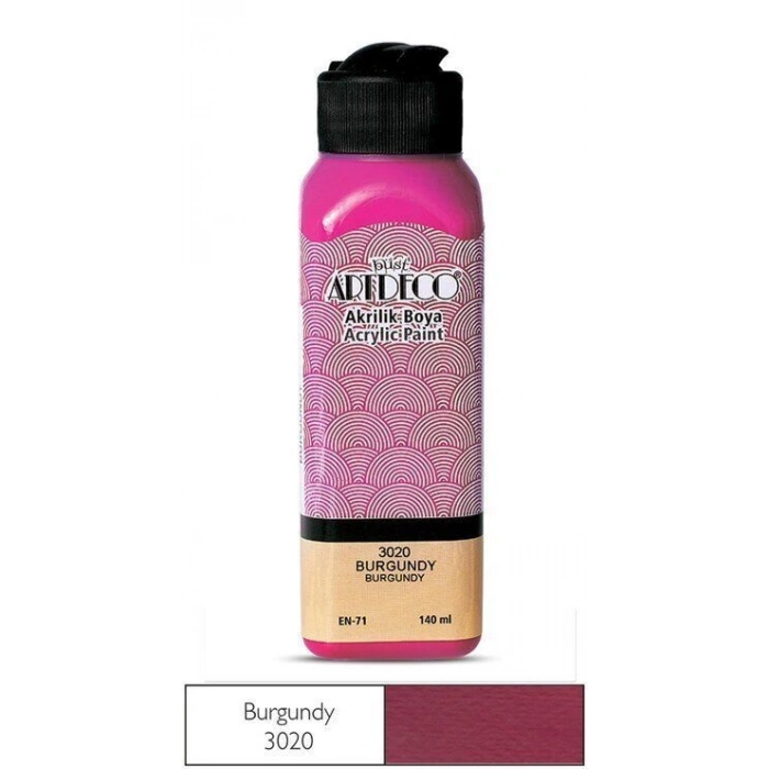 Artdeco Akrilik Boya 140 ml. 3020 BURGUNDY