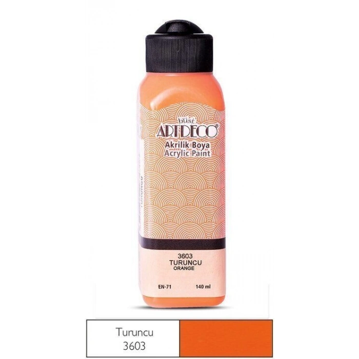 Artdeco Akrilik Boya 140 ml. 3603 TURUNCU