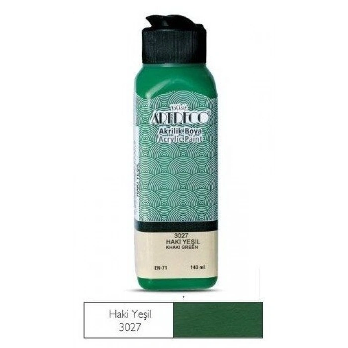 Artdeco Akrilik Boya 140 ml. 3027 HAKİ YEŞİL