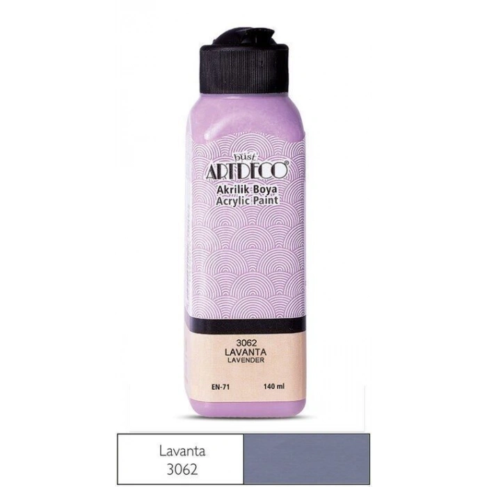 Artdeco Akrilik Boya 140 ml. 3062 LAVANTA
