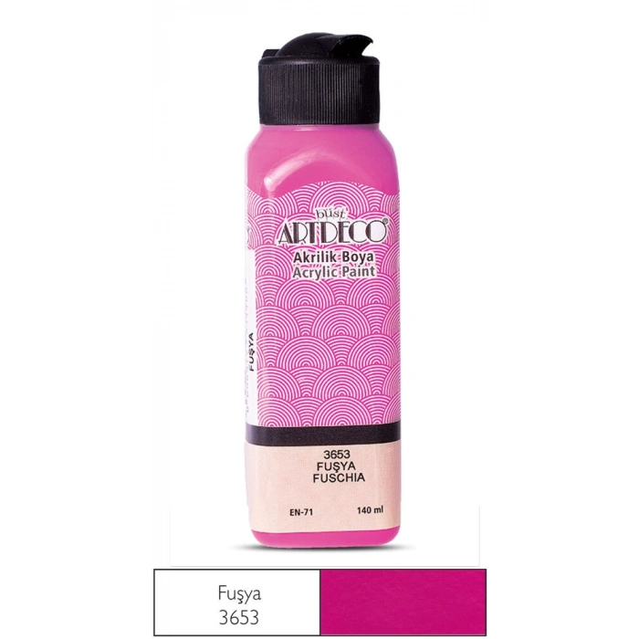 Artdeco Akrilik Boya 140 ml. 3653 FUŞYA