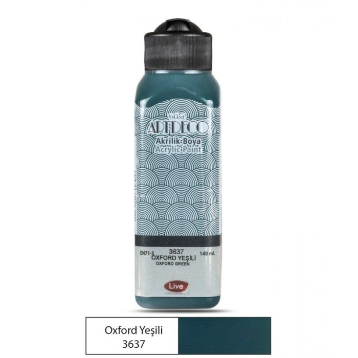 Artdeco Akrilik Boya 140 ml. 3637 OXFORD YEŞİLİ