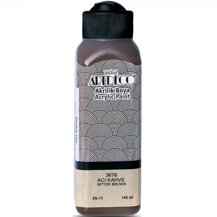 Artdeco Akrilik Boya 140 ML Acı Kahverengi 070R-3676