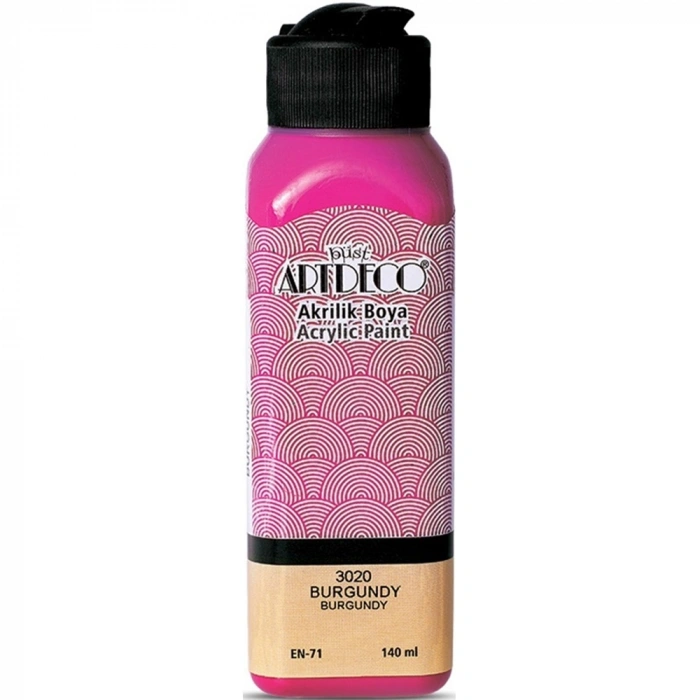 Artdeco Akrilik Boya 140 ML Burgundy 070R-3020