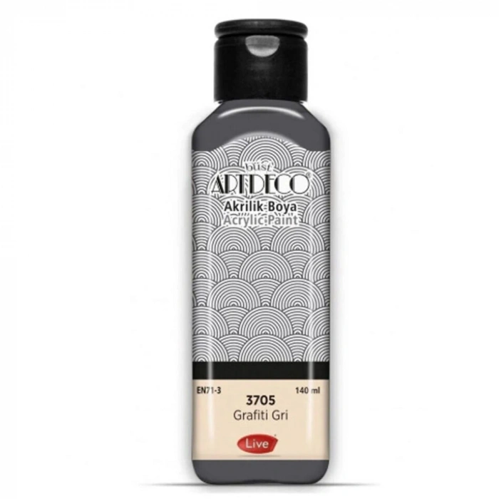 Artdeco Akrilik Boya 140 ML Grafiti Gri 3705