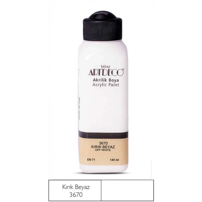 Artdeco Akrilik Boya 140 ml Kırık Beyaz