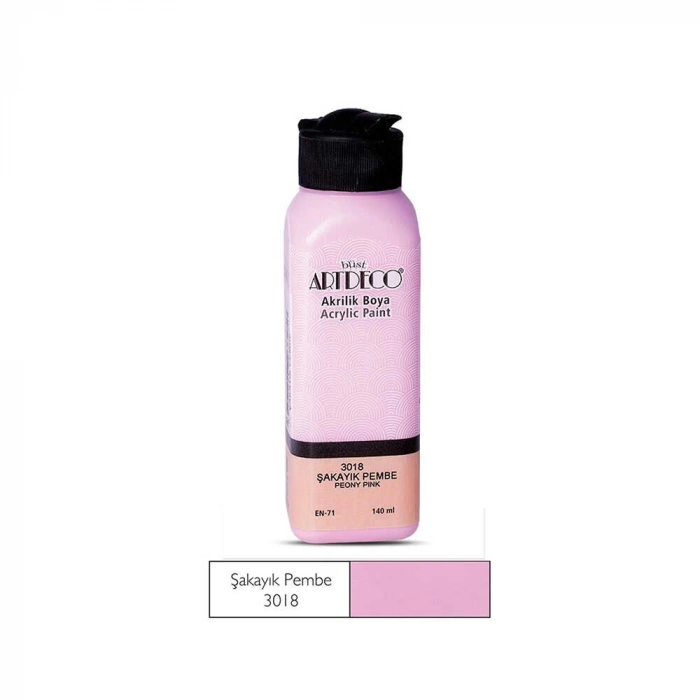 Artdeco Akrilik Boya 140 ml Şakayık Pembe