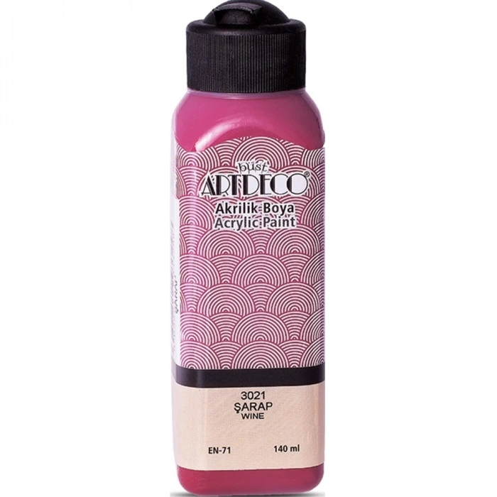 Artdeco Akrilik Boya 140 ML Şarap 070R-3021