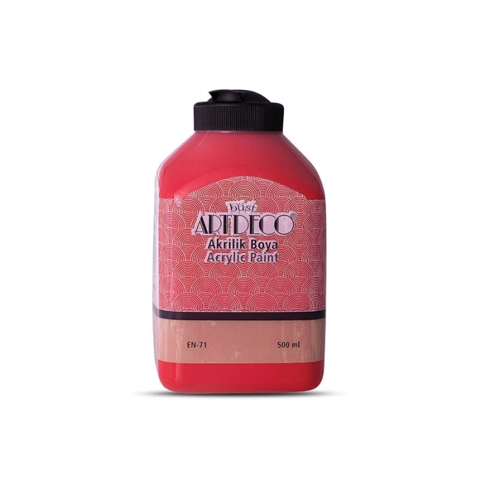 Artdeco Akrilik Boya 500 ml. 3043 DOMATES KIRMIZI