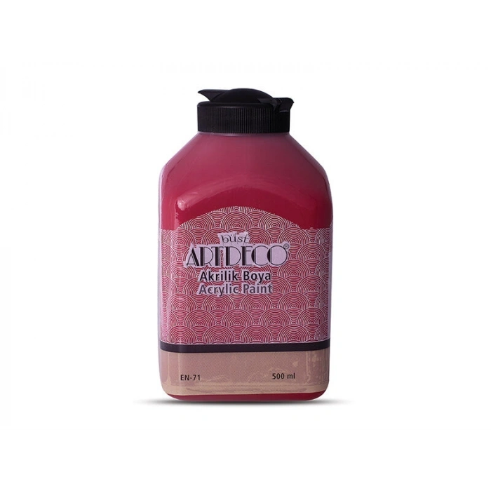 Artdeco Akrilik Boya 500 ml. 3019 KADİFE KIRMIZI