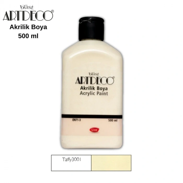 Artdeco Akrilik Boya 500ml 3001 Taffy