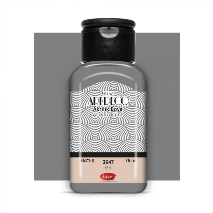 Artdeco Akrilik Boya 75 ML Gri 3647