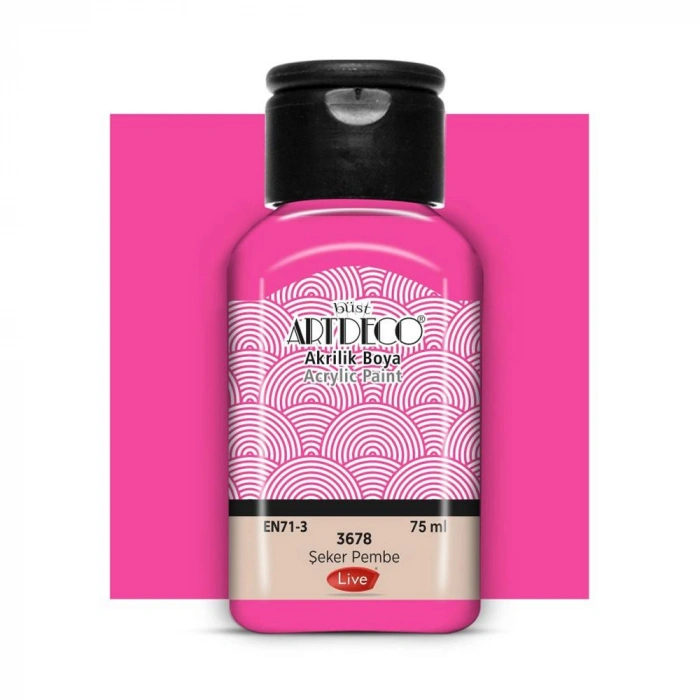 Artdeco Akrilik Boya 75 ML Şeker Pembe 3678