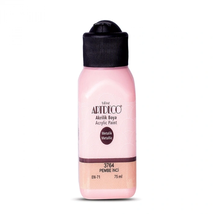 Artdeco Akrilik Boya Metalik 75 ML Pembe İnci 3764