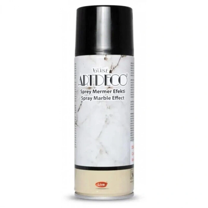 Artdeco Akrilik Sprey Mermer Efekti 200 ml. Siyah 790