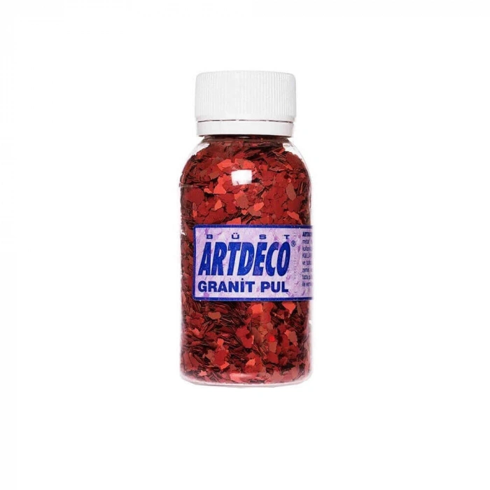 Artdeco Granit Pul 100 ml Kırmızı