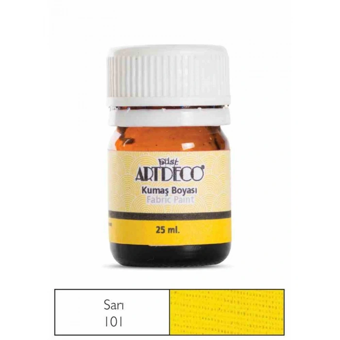 Artdeco Kumaş Boyası 25ml 10 A-101 Sarı Yellow