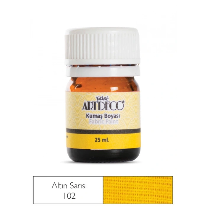 Artdeco Kumaş Boyası 25ml 10 A-102 Altın Sarısı Gold Yellow