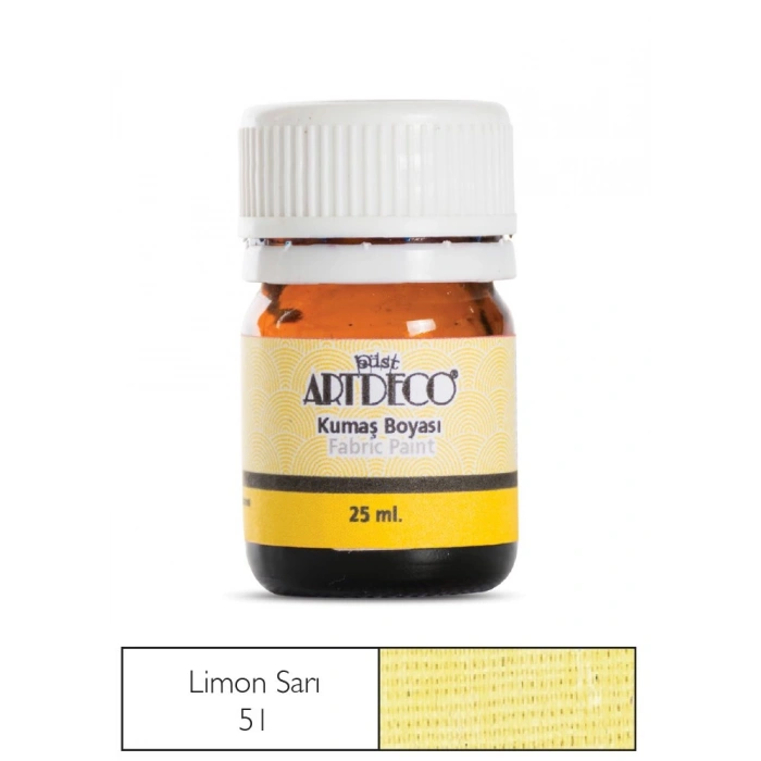 Artdeco Kumaş Boyası 25ml 10A-51 Kavun Sarısı