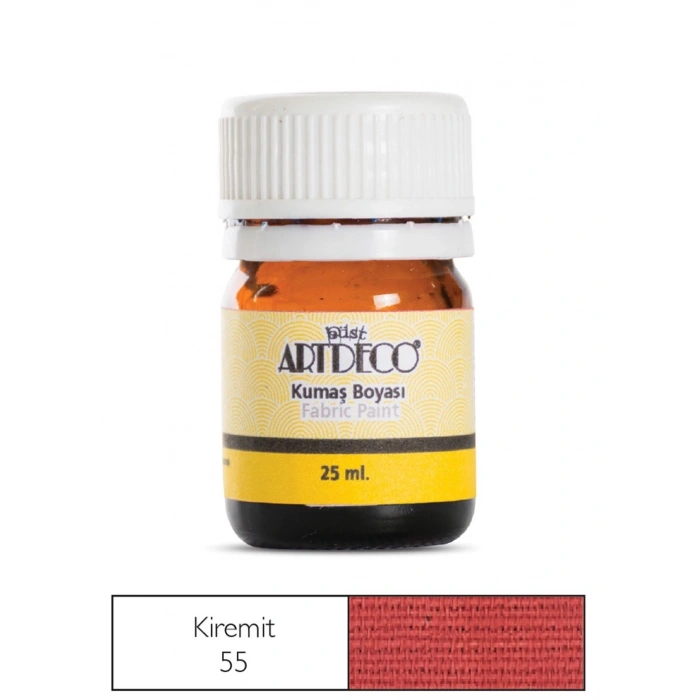 Artdeco Kumaş Boyası 25ml 10A-55 Kiremit Silk Alizarin
