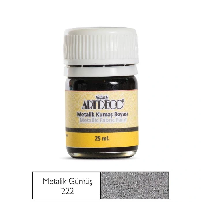 Artdeco Kumaş Boyası 25ml 11 A-222 Gümüş Silver