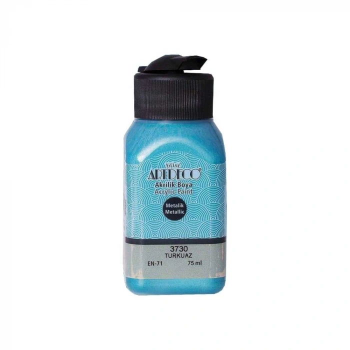 Artdeco Metalik Akrilik Boya Metalik 75 ml Turkuaz