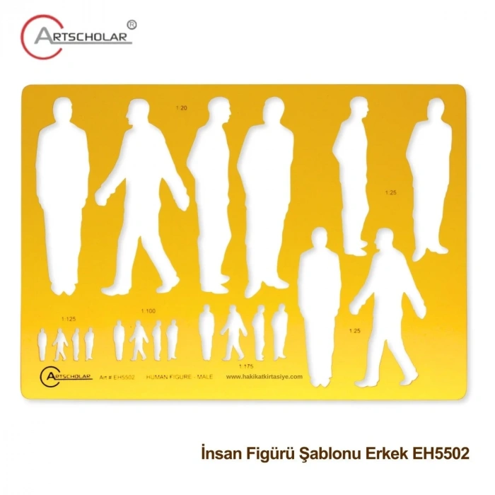 Artscholar İnsan Figürü Şablonu Erkek EH5502