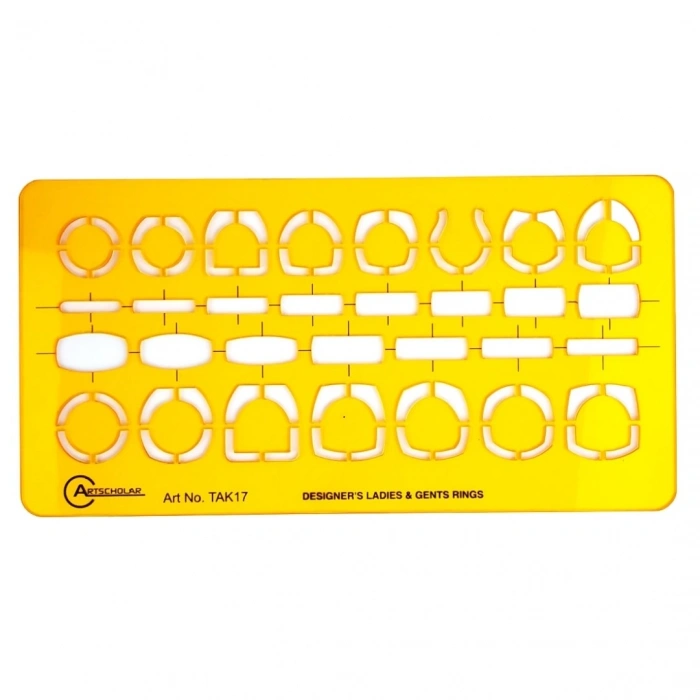 Artscholar Takı Tasarım Bayan ve Erkek Yüzük Şablonu
