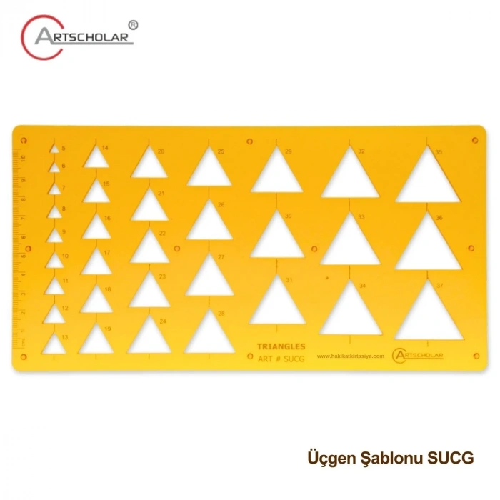 Artscholar Üçgen Şablonu