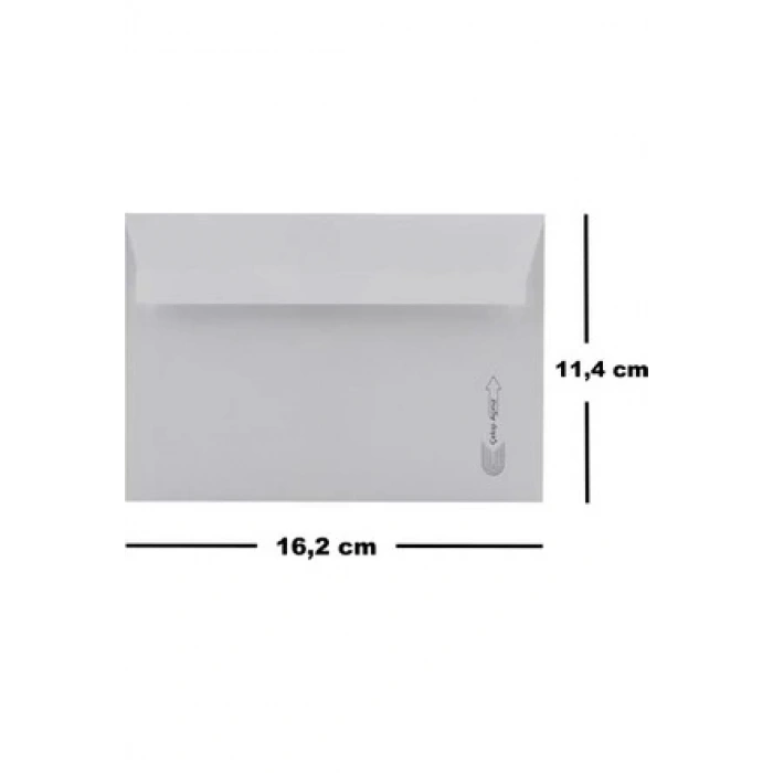 ASİL MEKTUP ZARFI 11,4x16,2 BUKLET 500 LÜ 110 Gr.AS-4007