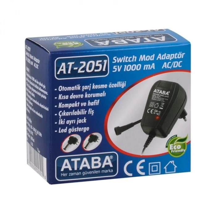Ataba AT-2051 5V 1Ah Adaptör