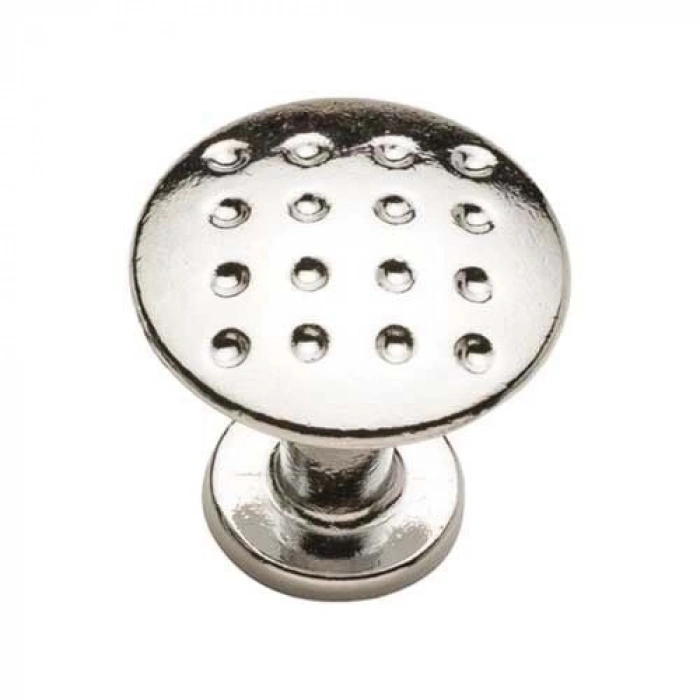 Ayder Noktalı Düğme Mat Krom