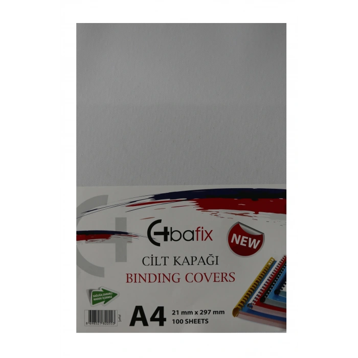 Bafix Cilt Kapağı Plastik Opak A4 160 MIC Şeffaf