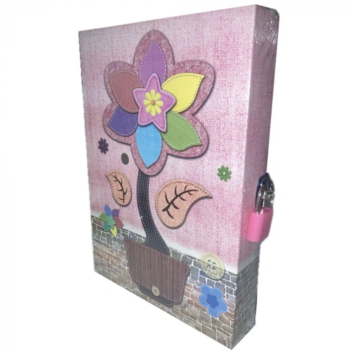 Bafix Hatıra Defteri Kilitli Karışık Desen YH32K-KRŞ