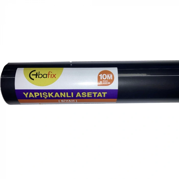 Bafix Yapışkanlı Rulo 45x10 Mt Siyah BFX-YFR4510S