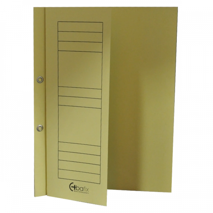 Bafix Yarım Kapak Dosya Karton Sarı
